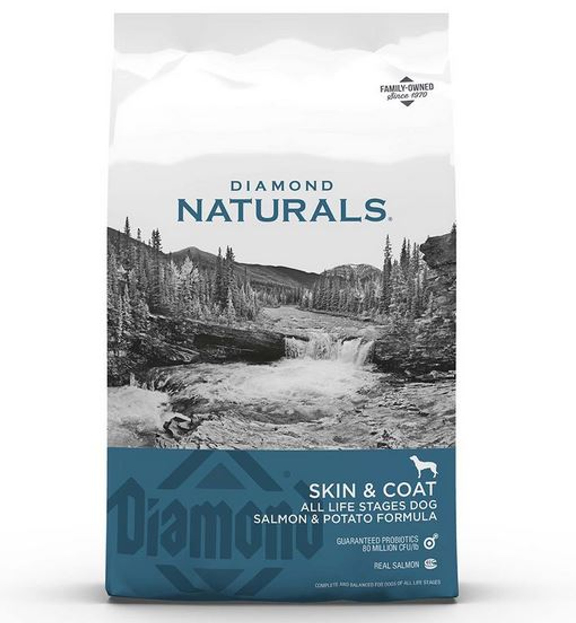 Diamond Naturals Skin and Coat Salmon and Potato Dry Dog Food， 30 Lbs.