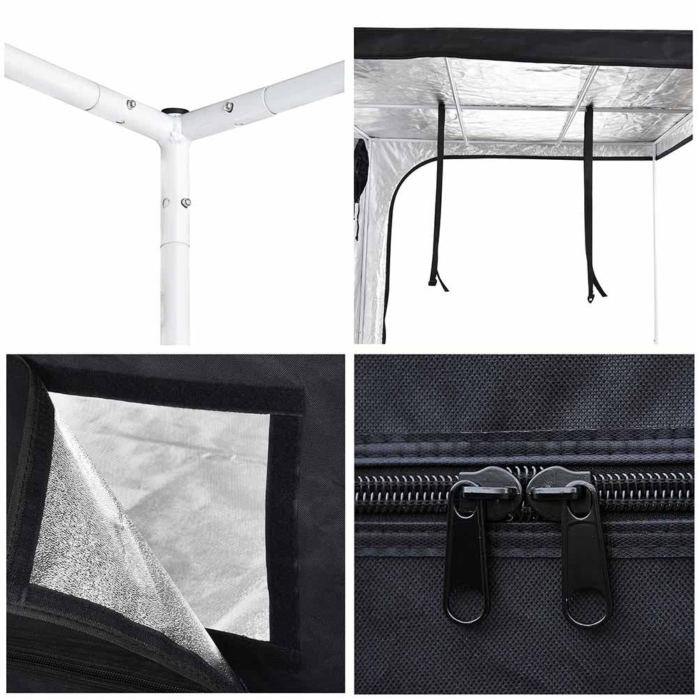 LAGarden Grow Tent 60x60x78 Inch Hydroponics Indoor Reflective Mylar