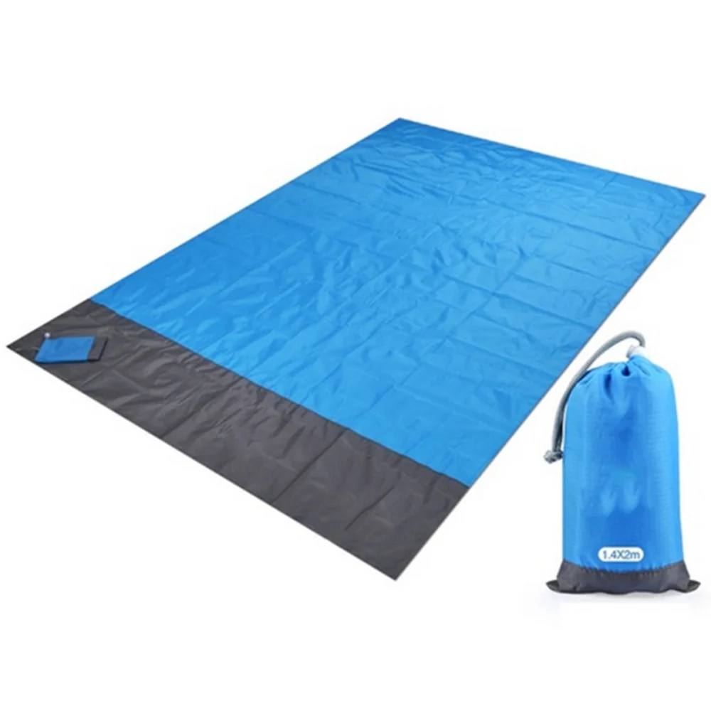 Waterproof Ripstop Polyester Fabric Sandfree Large Picnic Beach Camping Blanket