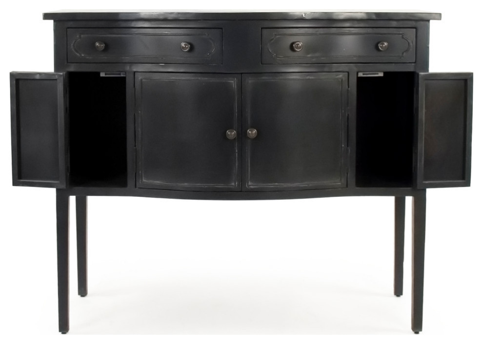 Corbyn Metal Console  Dark Gray   Transitional   Console Tables   by Zentique  Inc.  Houzz