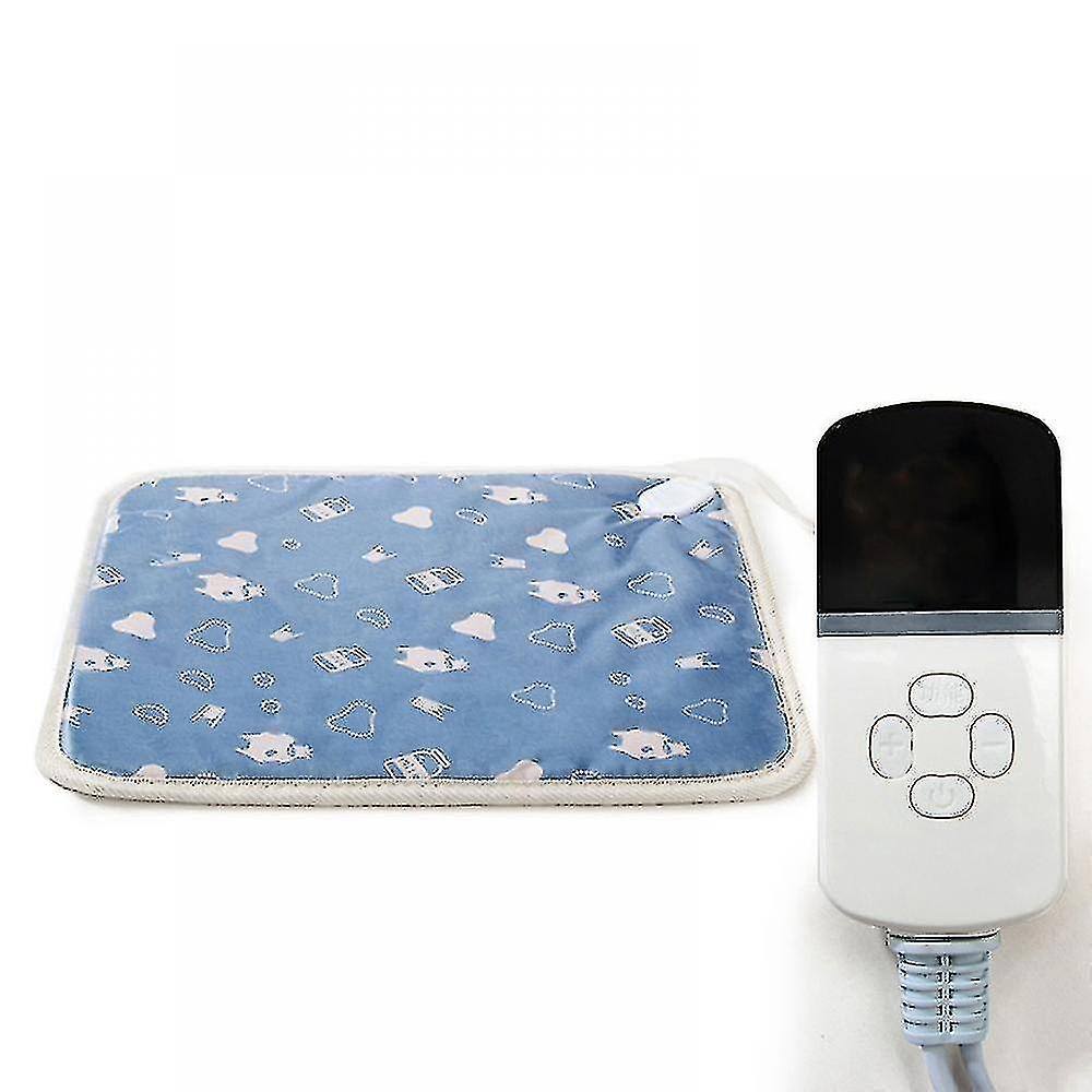 Dog And Cat Heating Pad Electric Pet Heating Pad With Crystal Velvet Blanket Newborn， Small And Old