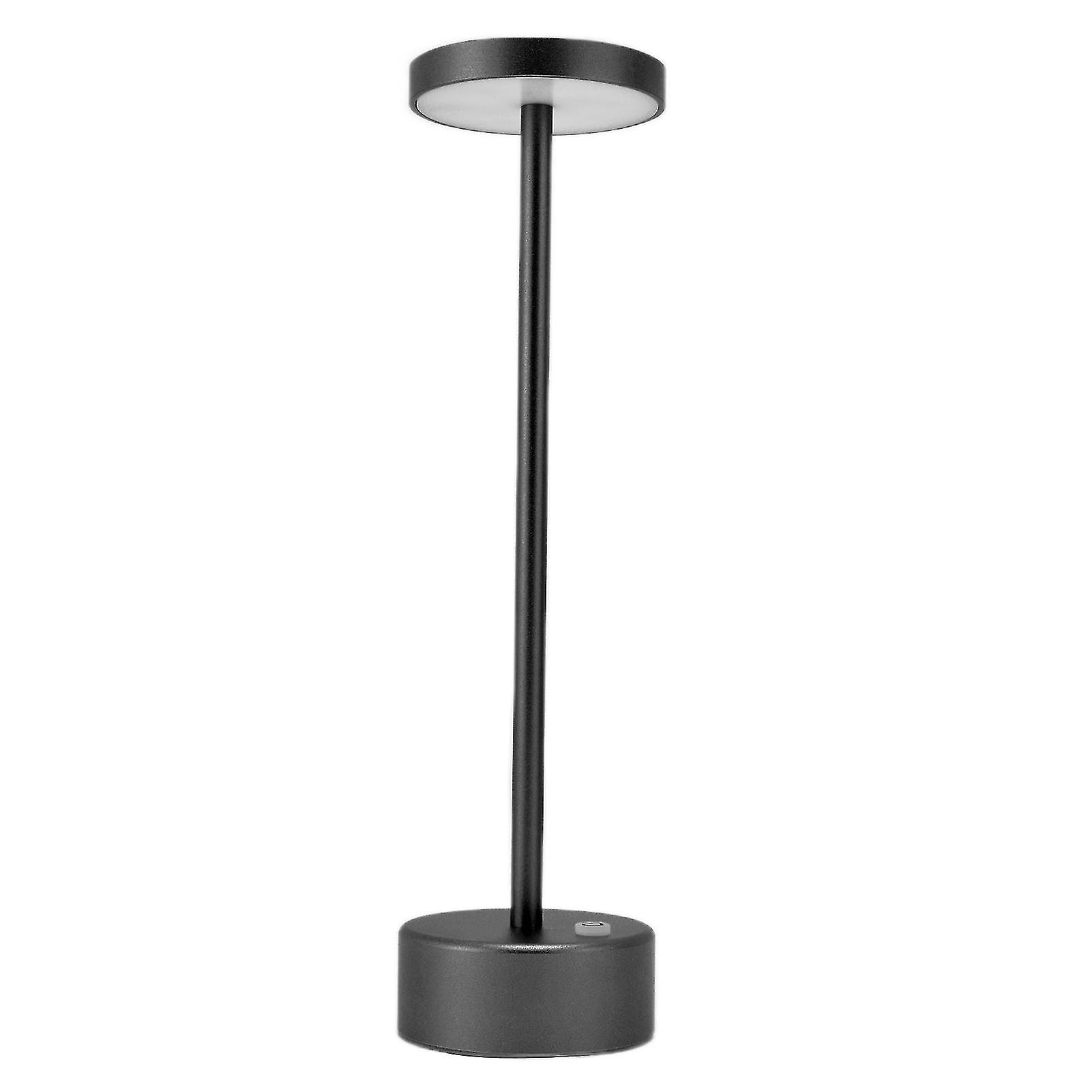 LED Desk Lamp Waterproof USB Touch Dimming Table Light with 2 Level Brightness Adjustment for Home Living RoomBlack