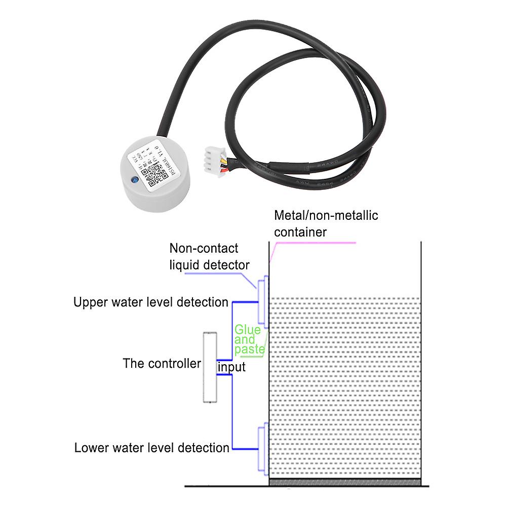 Xkc-ds1603l.v1 Ultrasonic Liquid Level Sensor Non-contact Liquid Sensing Uart Serial Port 3.3~12v