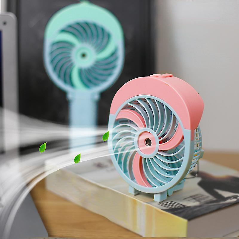 Usb Rechargeable Mini Small Fan Portable Handheld Spray Humidifier