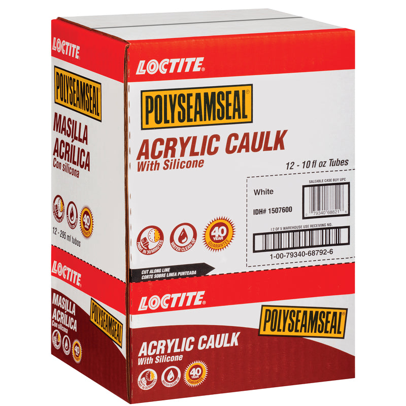 ACRYL CAULK WHT 10OZ