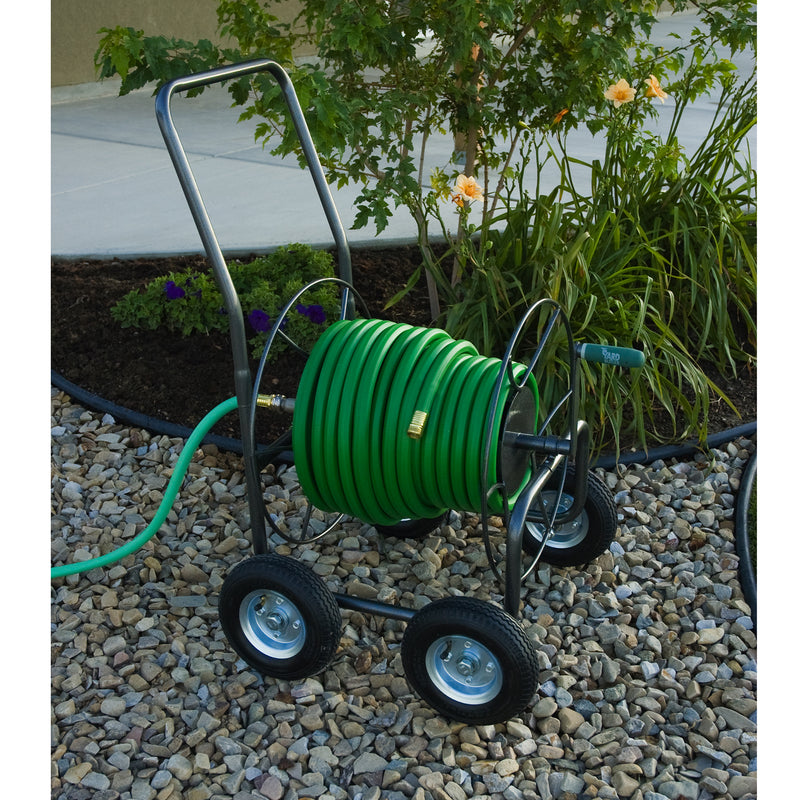 HOSE REEL STEEL 4WHEEL