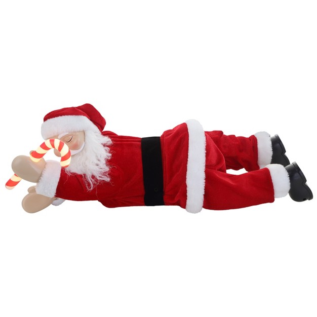 Mr Christmas Animated Motion Activated Sleeping Santa Led Christmas Decoration