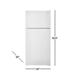 Amana 14.3 cu. ft. Top Freezer Refrigerator in White ART104TFDW