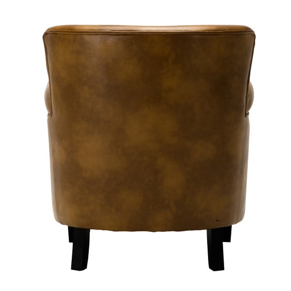 Hendrick Faux Leather Club Chair by Greyson Living