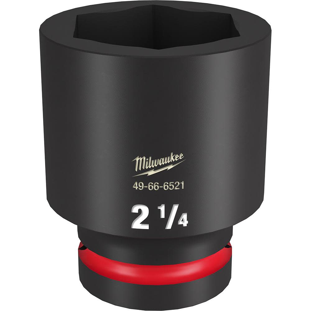 Milwaukee SHOCKWAVE Impact Duty Socket 1" Drive 2-1/4" Deep 6 Point 49-66-6521 from Milwaukee