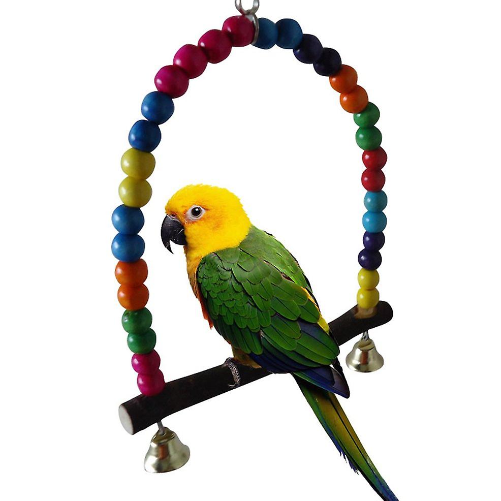 30cm Practical Pet Parrots Birds Stand Bar Chew Toy Swing Bird Supplies