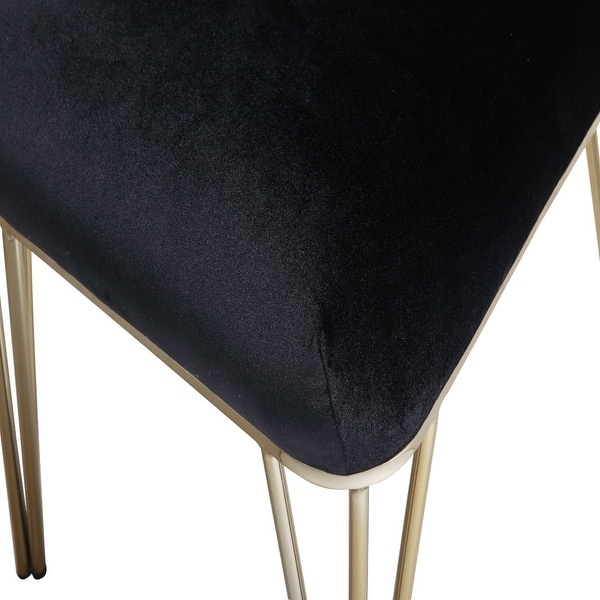 Moishe Diamond Velvet Upholstered Dining Chair