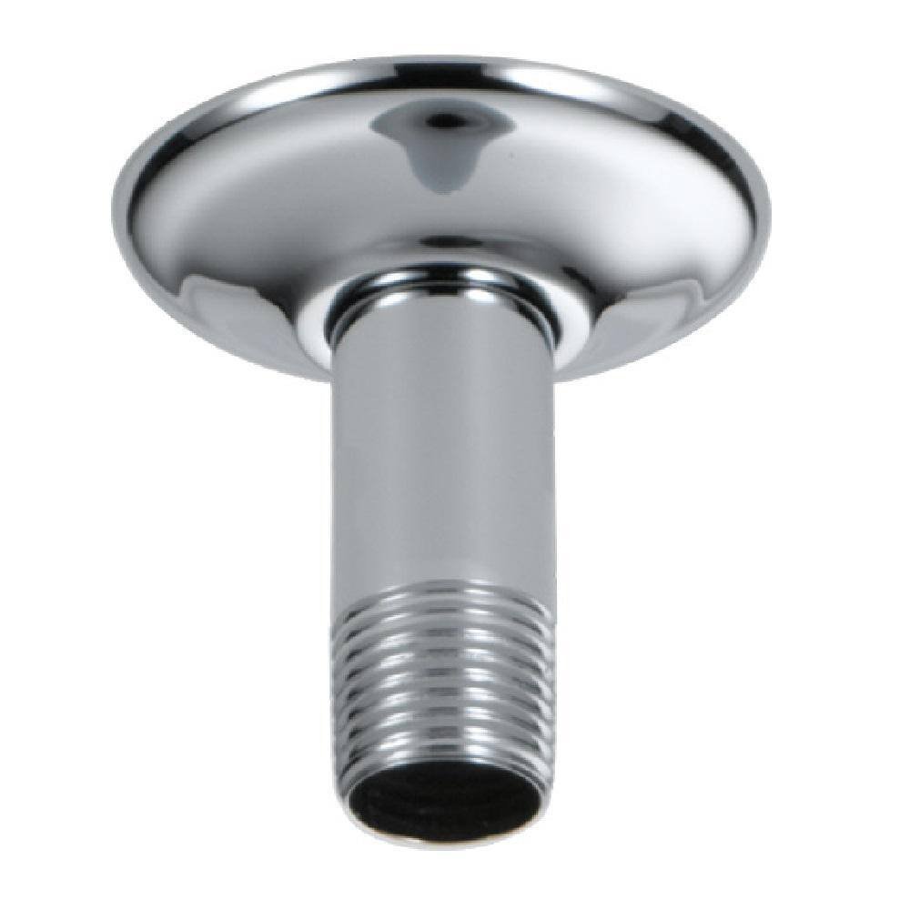 Delta 3 in. Ceiling-Mount Shower Arm and Flange in Chrome U4996