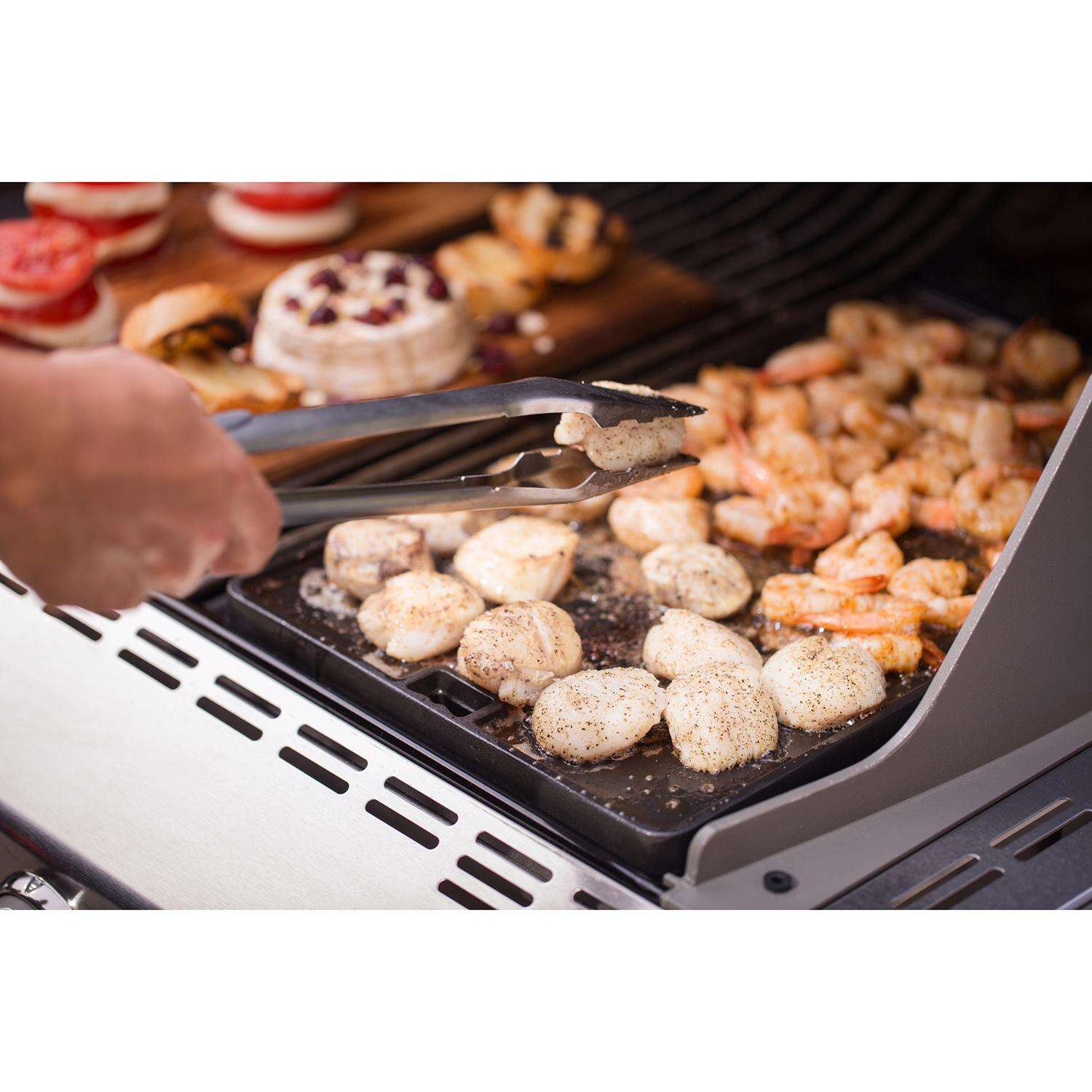 Weber Summit Grill 19.2 in. L X 11.3 in. W Cast Iron Black Griddle