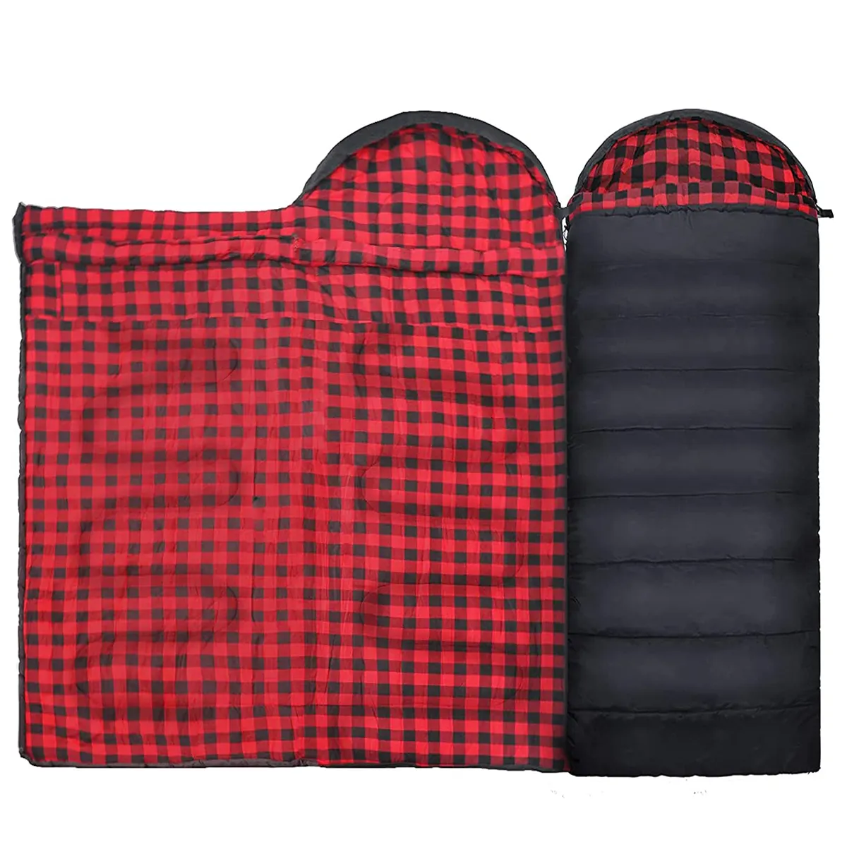 Factory Customization Flannel Sleeping Bag Thickening And widening Waterproof Warm Camping Hiking