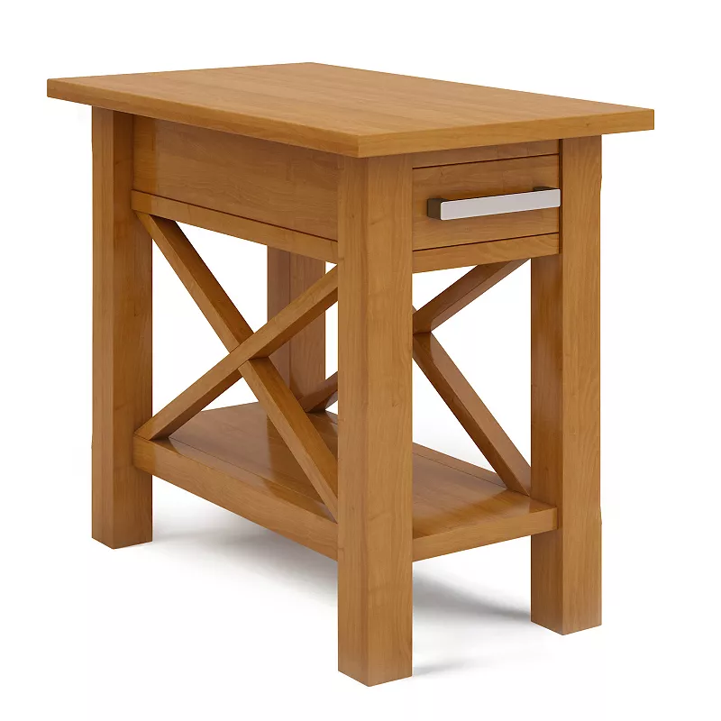 Simpli Home Kitchener Wood Narrow End Table