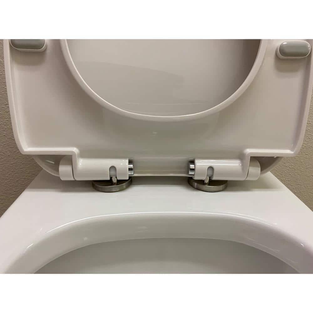 innociusa Contour II 1piece 127 GPF High Efficiency Single Flush Elongated Toilet in White Seat Included