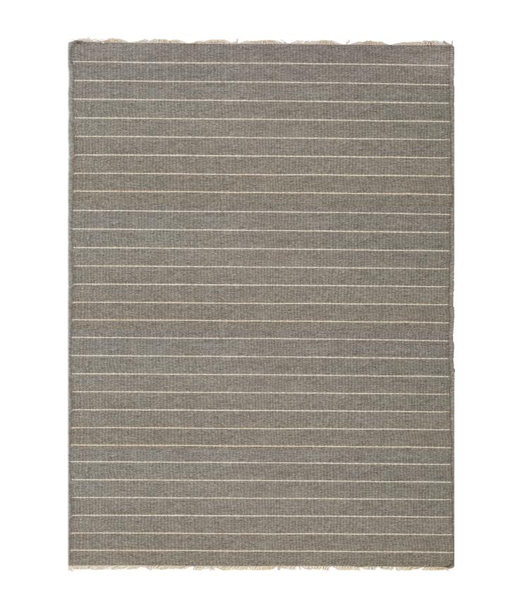 Warby Handwoven Rug in Light Grey