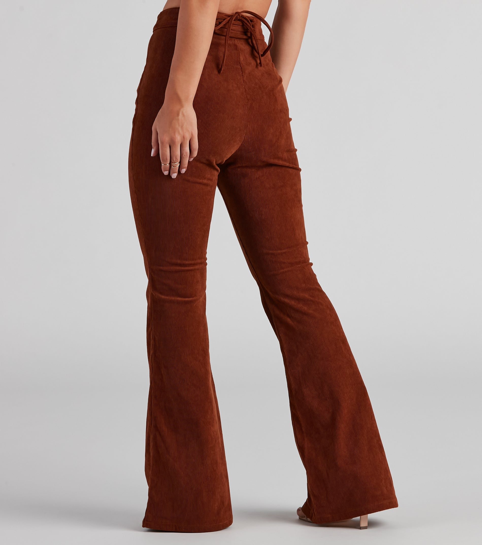 Break The Record Corduroy Flare Pants