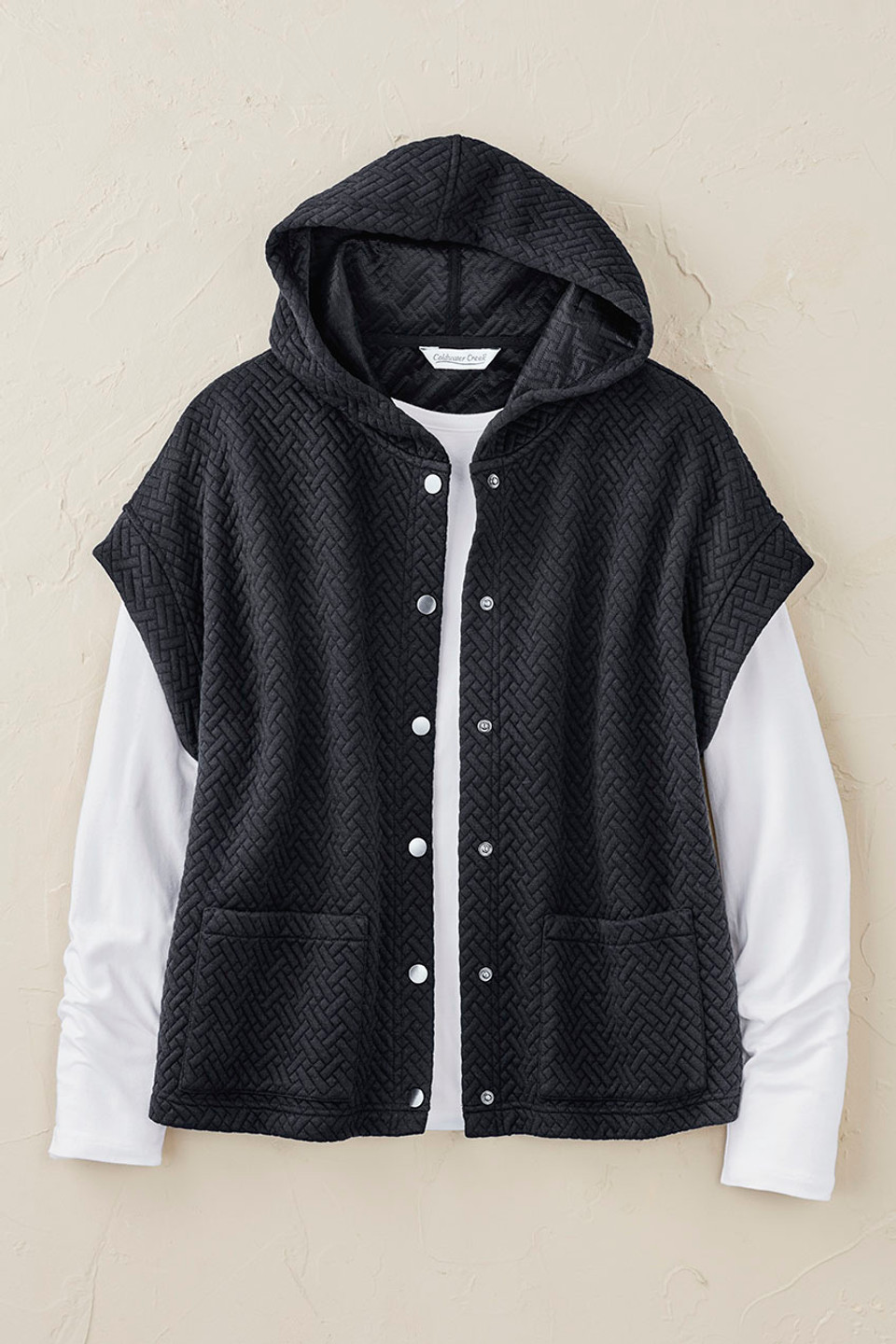 Cap-Sleeve Quilted Vest - Coldwater Creek