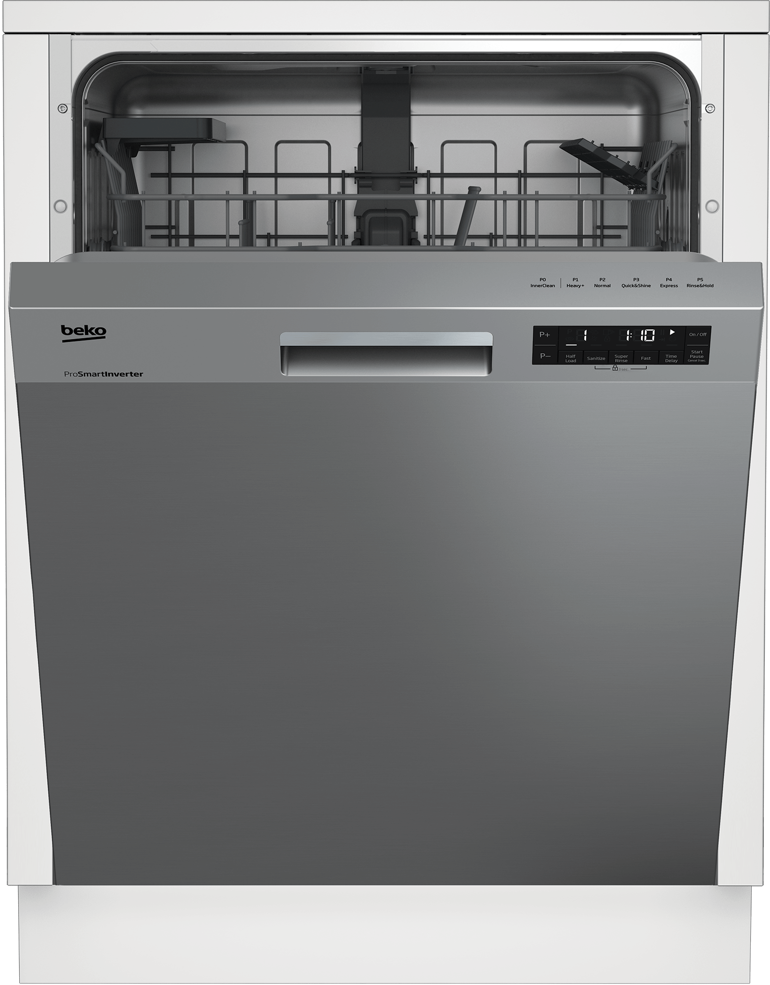 Beko DUT25401XHW Tall Tub Dishwasher With (14 Place Settings, 48)