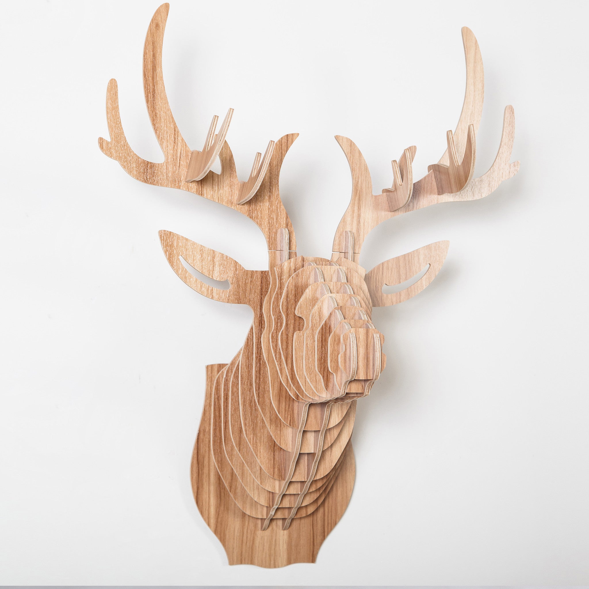 Art Home Deer Wall Decoration Wood Crafts (Small) Wdp001Sn