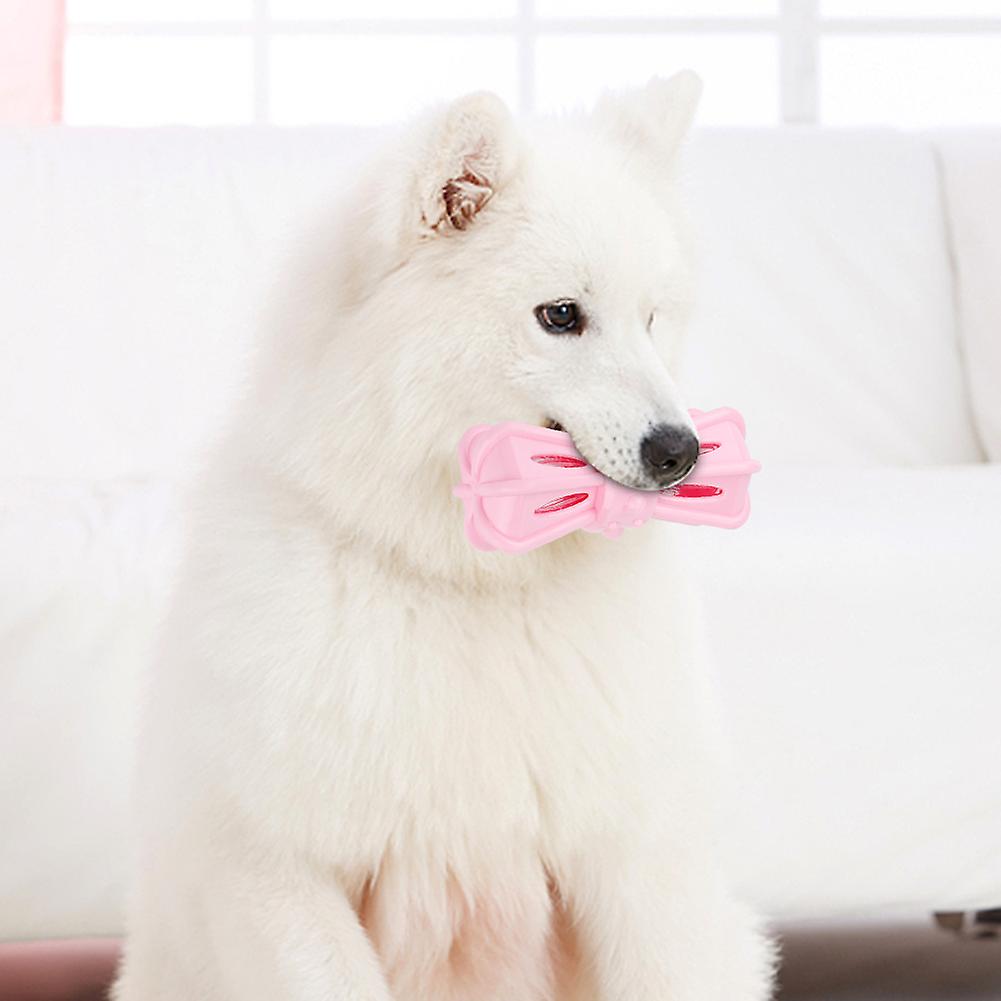 Tpr Pet Dog Chew Pet Dogs Puppy Bite Grinding Teeth Interactive Training Toypink