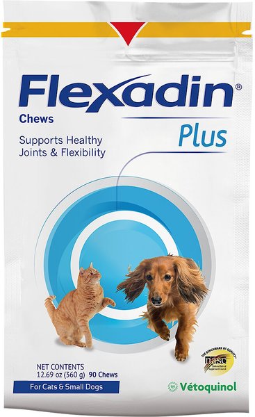 Vetoquinol Flexadin Plus Soft Chews Joint Supplement for Cats and Dogs