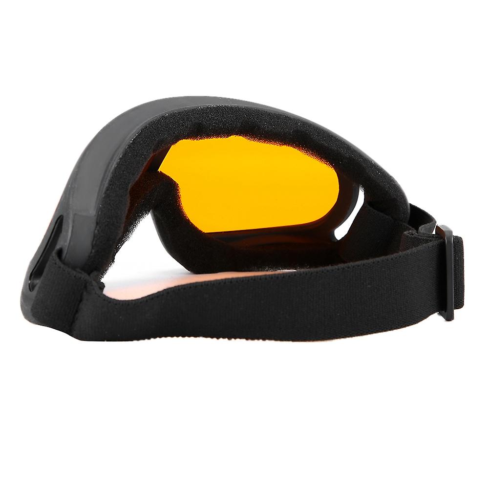 Uv400 Protection Windproof Anti-shock Goggles Motorcycle Sports Ski Glasses(orange)