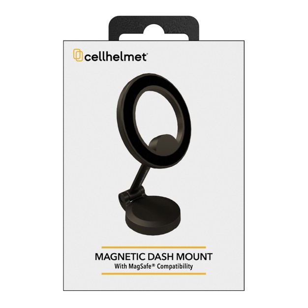 Cellhelmet Magsafe compatible Fast charge Car Dash Mount Black