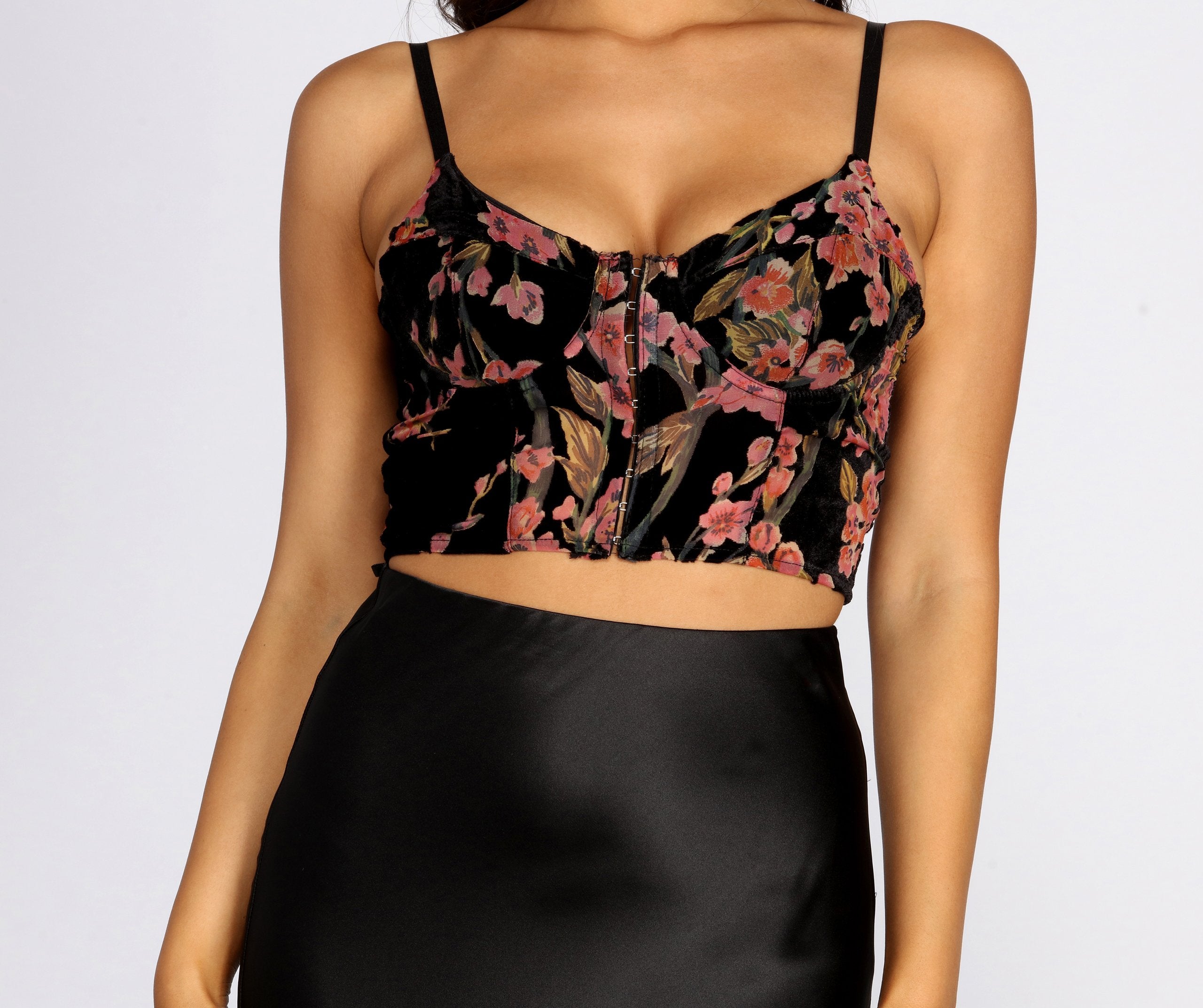 Floral Bloom Bustier