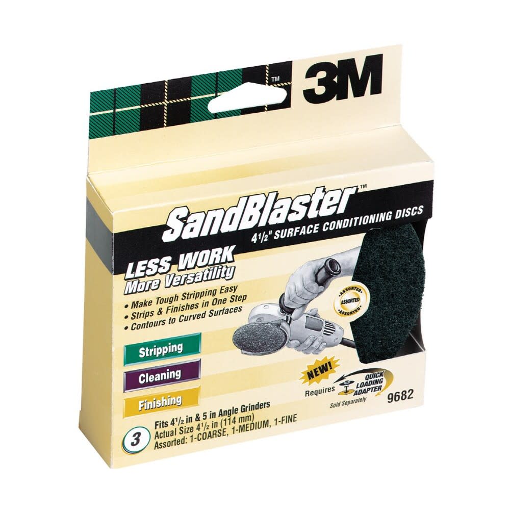 3M Sandblaster 4.5 Angle Grinder Surface Conditioning Disc