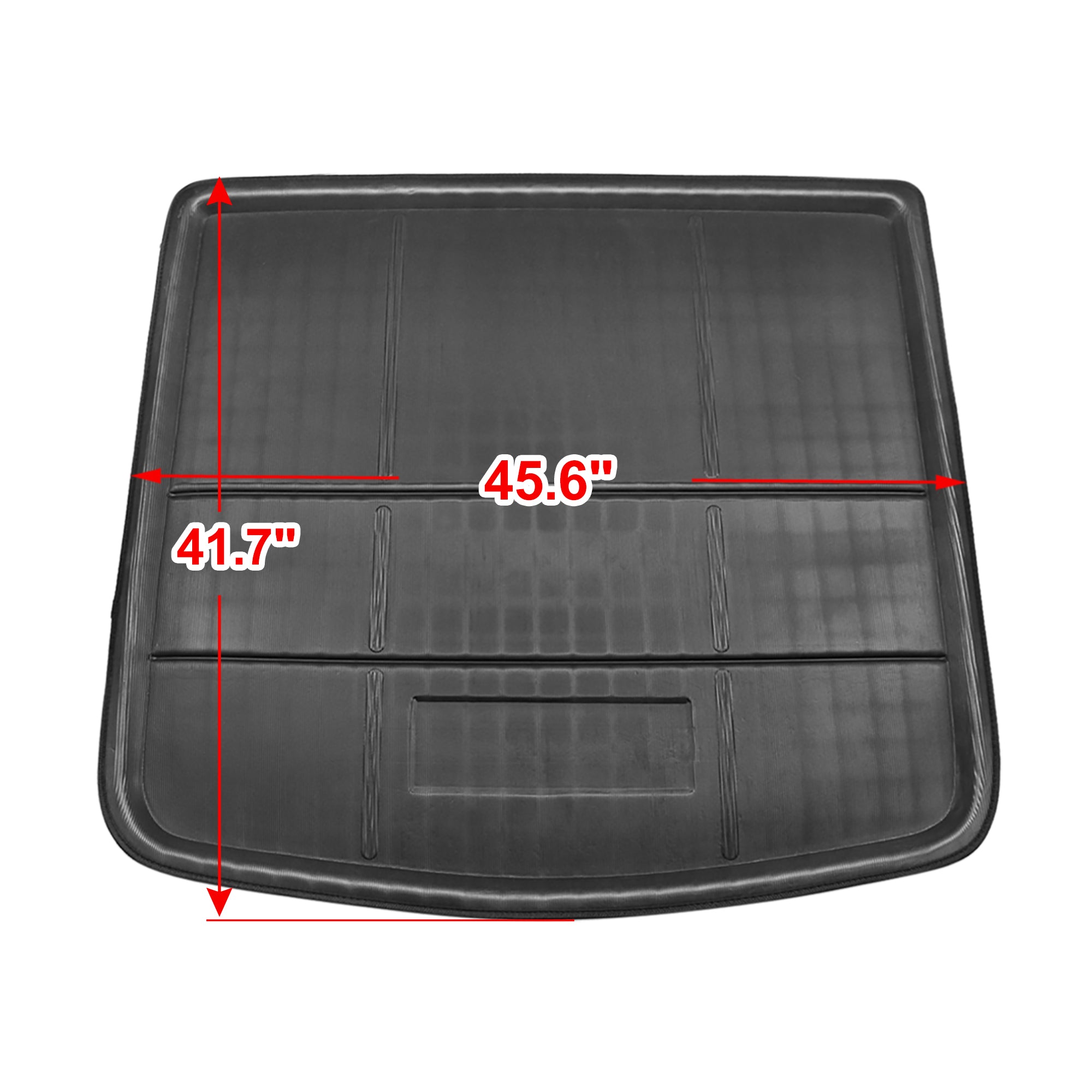 Black Rear Trunk Boot Liner Cargo Mat Floor Tray for Ford Edge 2015-2018