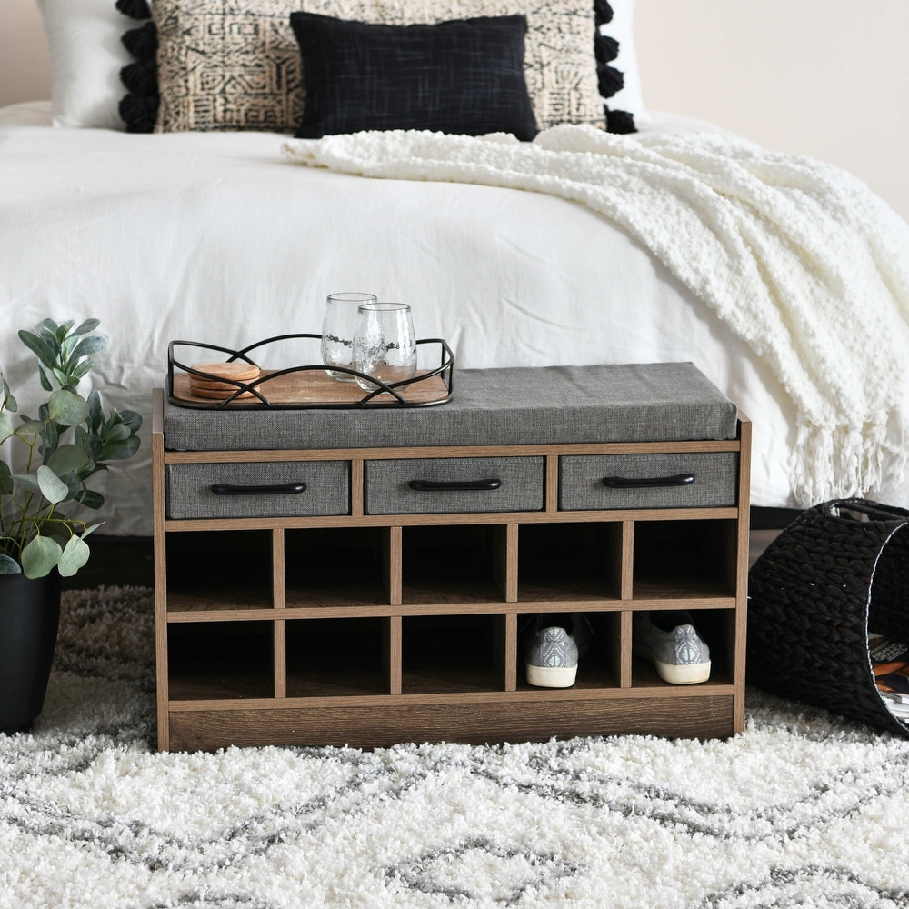 Entryway Storage Bench   12.8\