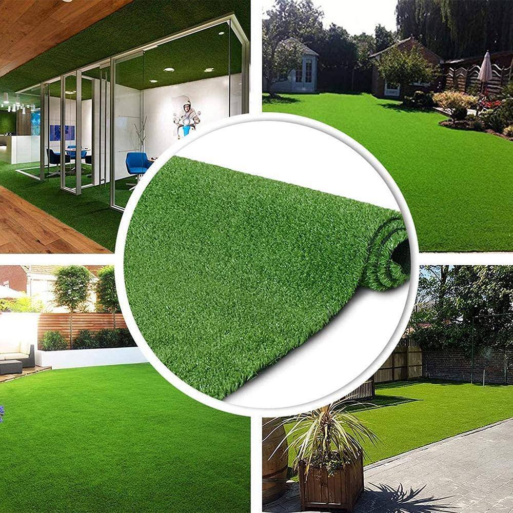 Kingdely 6.6 ft. x 10 ft. Green Artificial Grass Weed Barrier Landscape Fabric TCHT-XLH0999-01-03