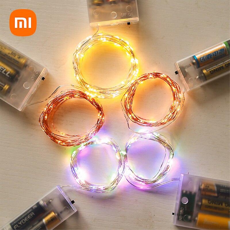 Xiaomi Battery-operated Garland Copper Wire Led String Lights Holiday Lighting Fairy Garland