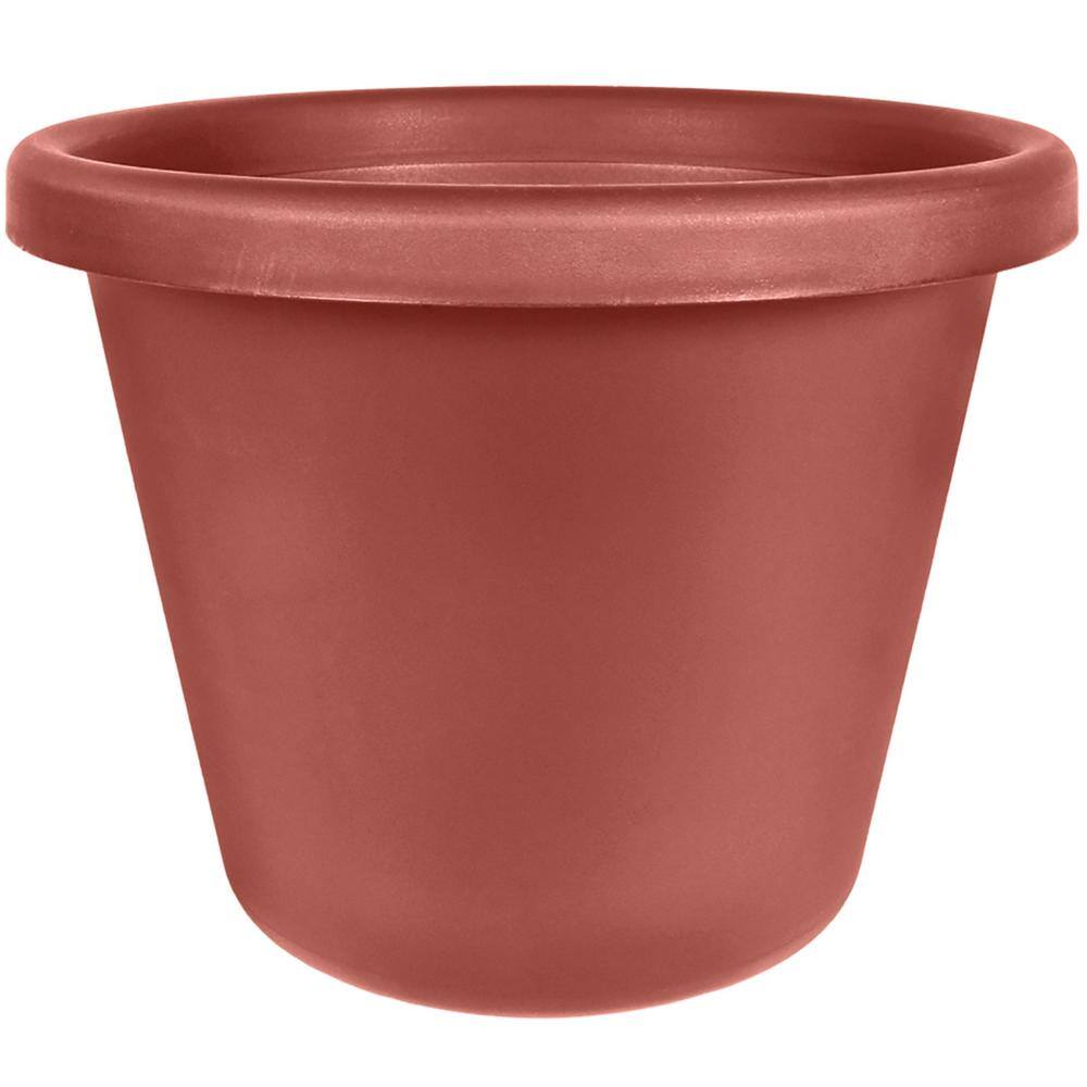 THE?HC COMPANIES LIA24000E35 24-Inch Indoor Outdoor Plastic Round Classic Pot Clay LIA24000E35C006LRTJV-TC