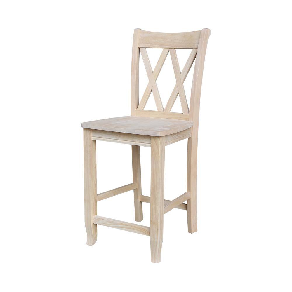 International Concepts 41 in. Double X-Back Stool S-202