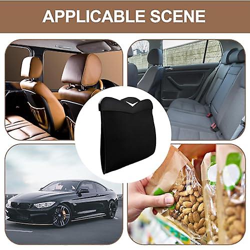 Trash Bag for Car | Smart LED Vehicle Trash Bin，Hangable Magnet Car Trash Bin， Foldable Garbage Can