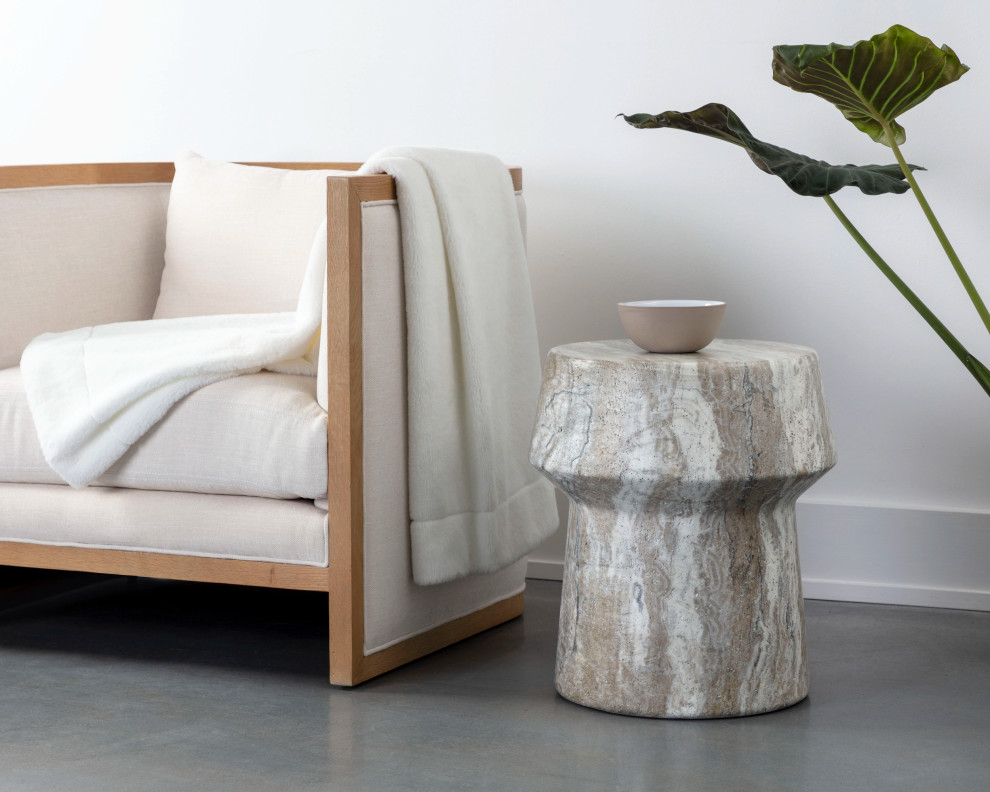 Brie End Table   Transitional   Side Tables And End Tables   by Sunpan Modern Home  Houzz