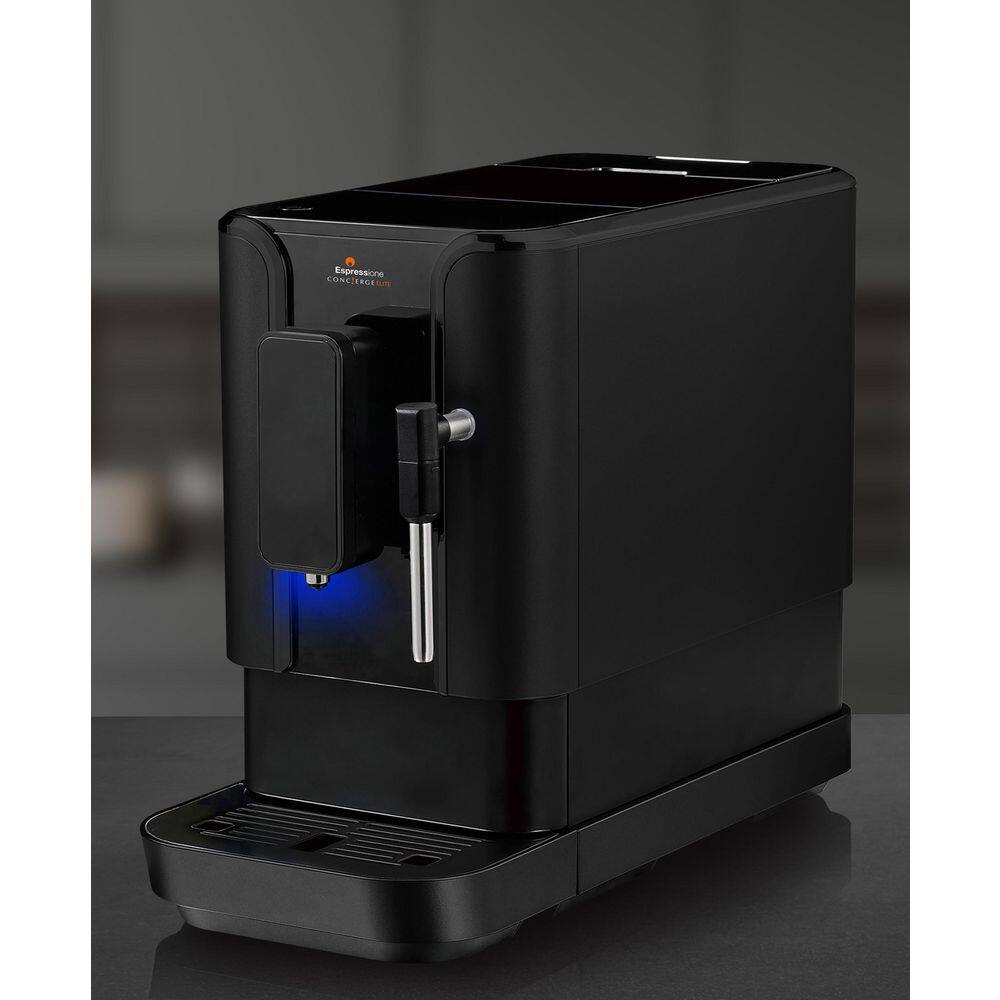 Espressione Concierge Elite Fully Automatic Bean to Cup Espresso Machine Infinite Black 8120IB