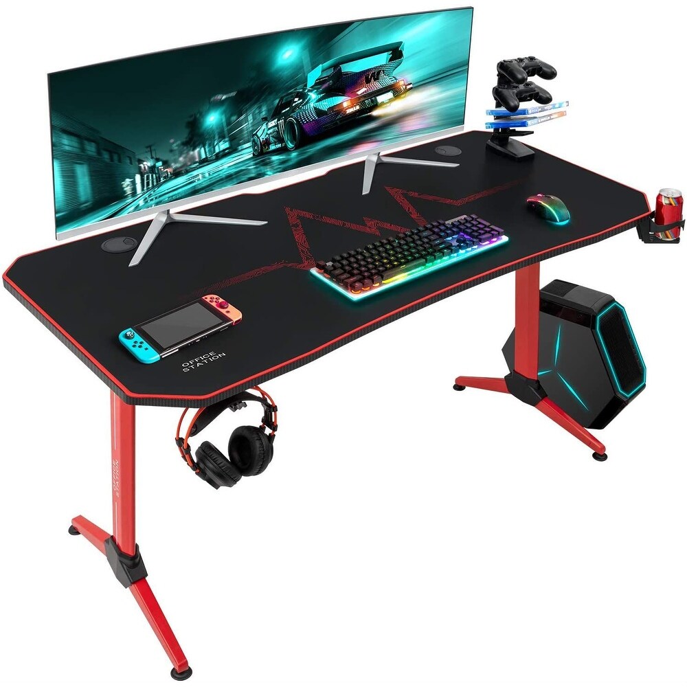 Homall Y Shaped Gaming Desk Computer Desk Table