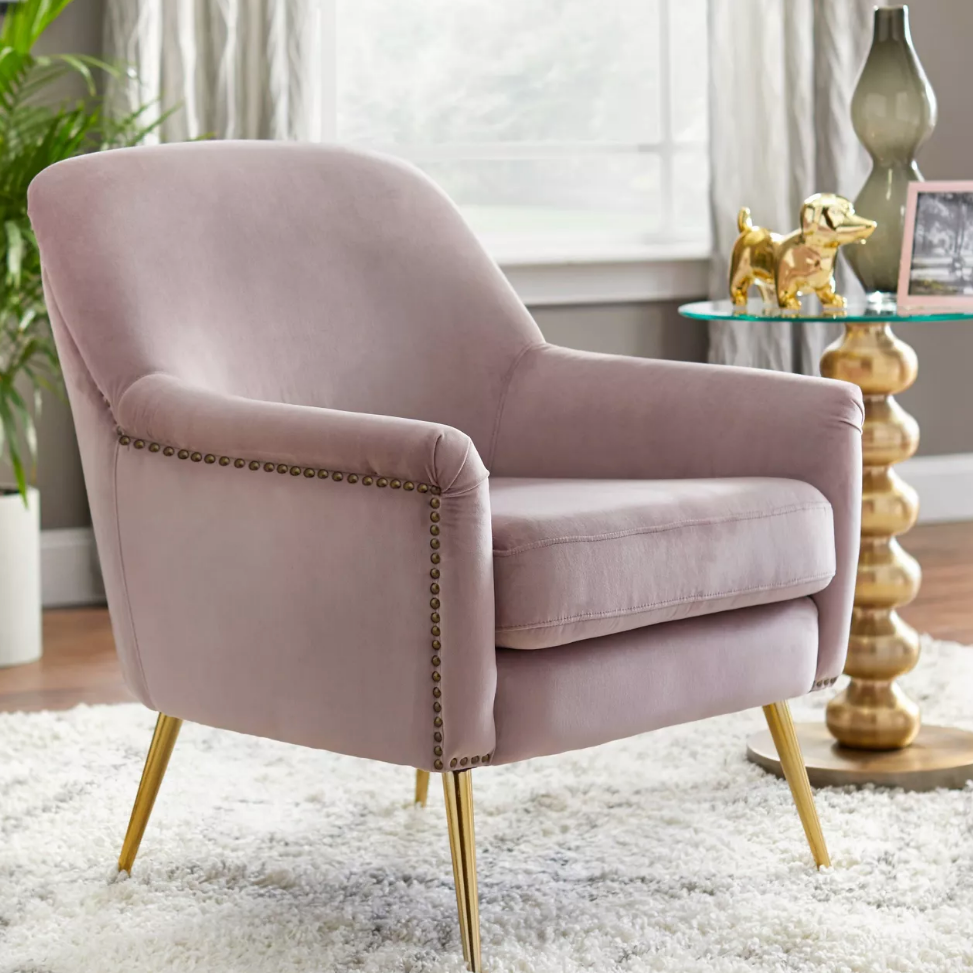 Upholstered Chair - Vita in rose