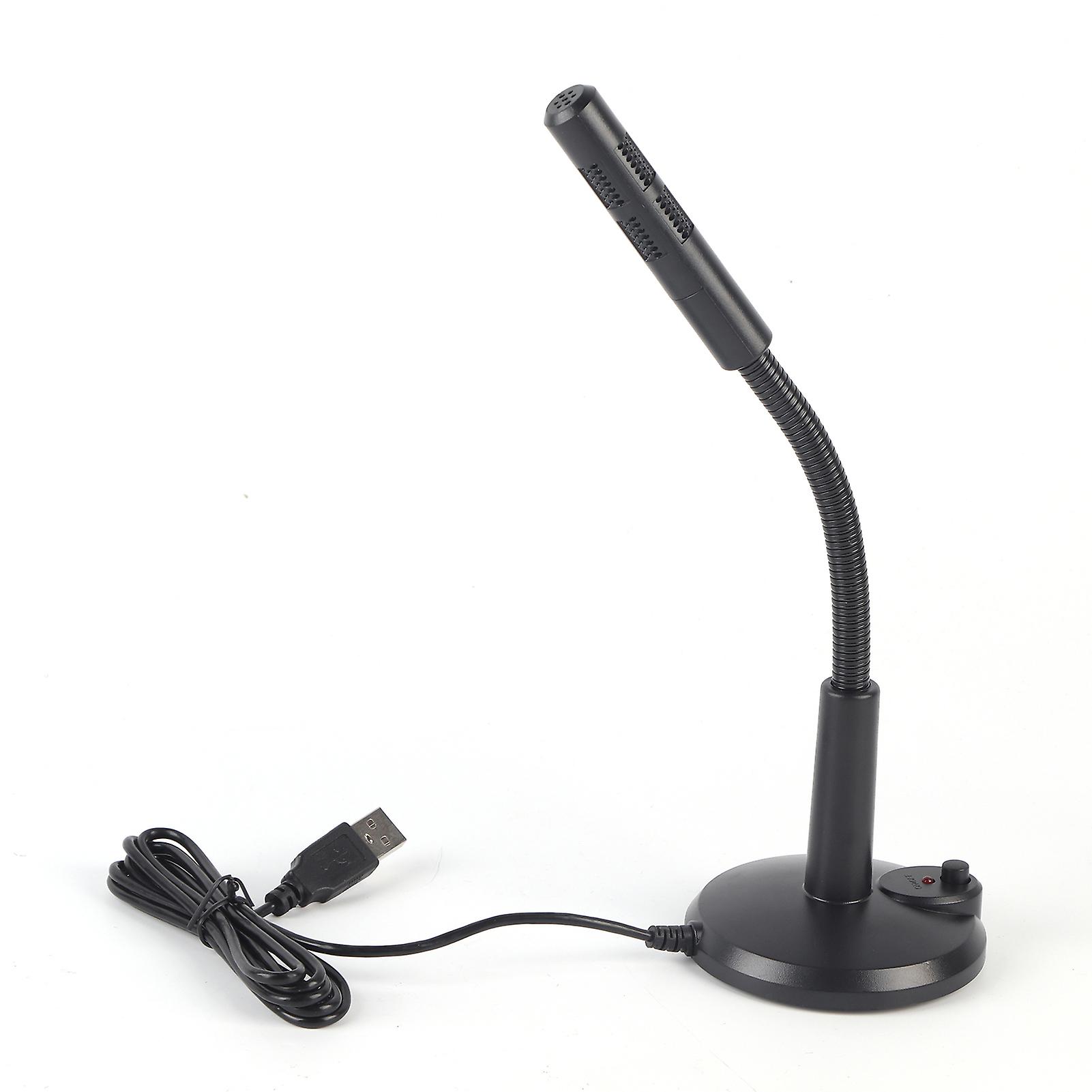 Omnidirectional Usb Microphone For Computer Desktop Plug and Play For Recording， Online Chatting