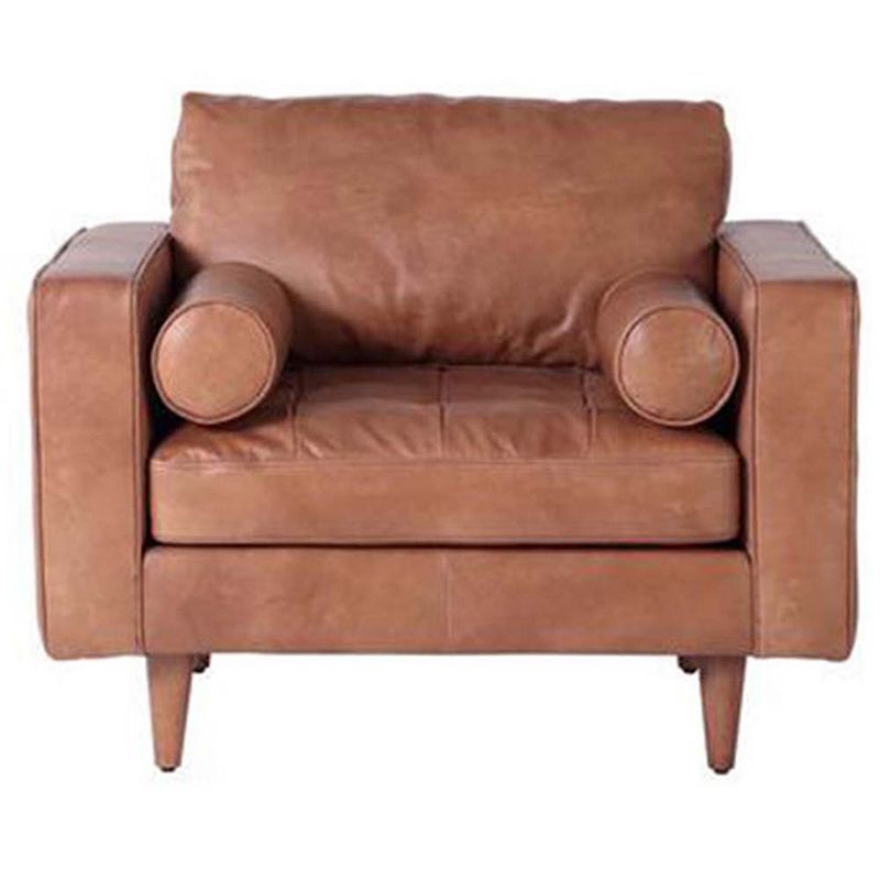 Roma Cognac Chair Leather