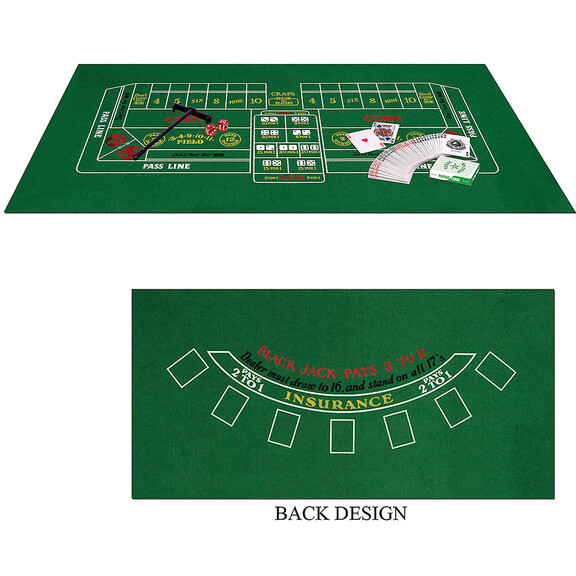 Morris Costumes BG50085 Blackjack Craps Set