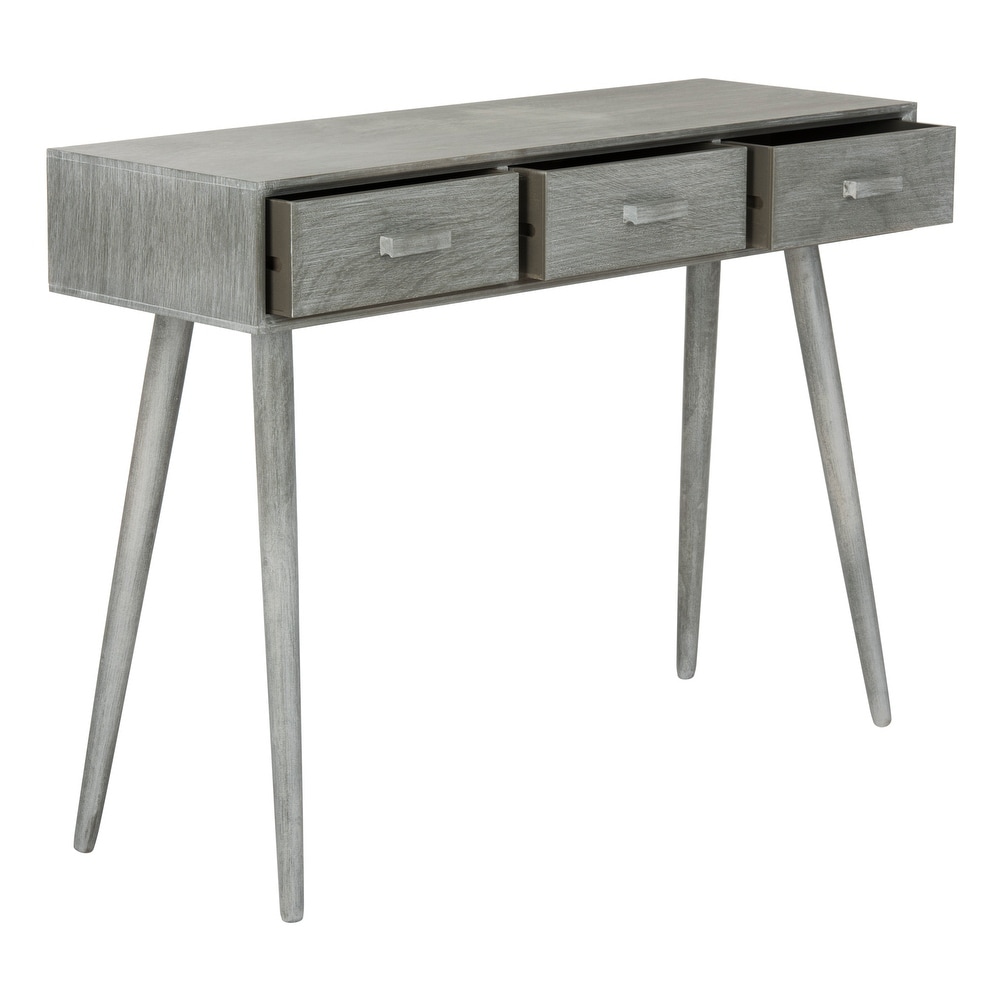 SAFAVIEH Albus Slate Grey 3 drawer Console Table   41.8\