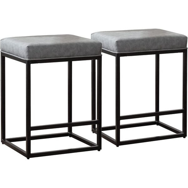 Backless Barstools Set of 2，24