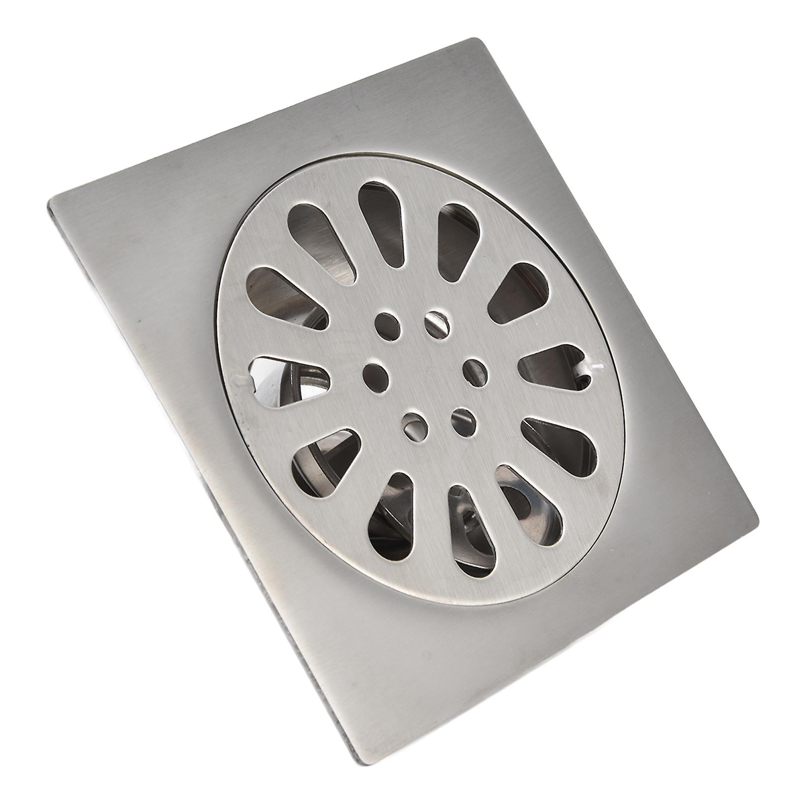 Shower Drain Square Shape Adjustable Tile Insertion Floor Drain Channel For Kitchen Bathroom