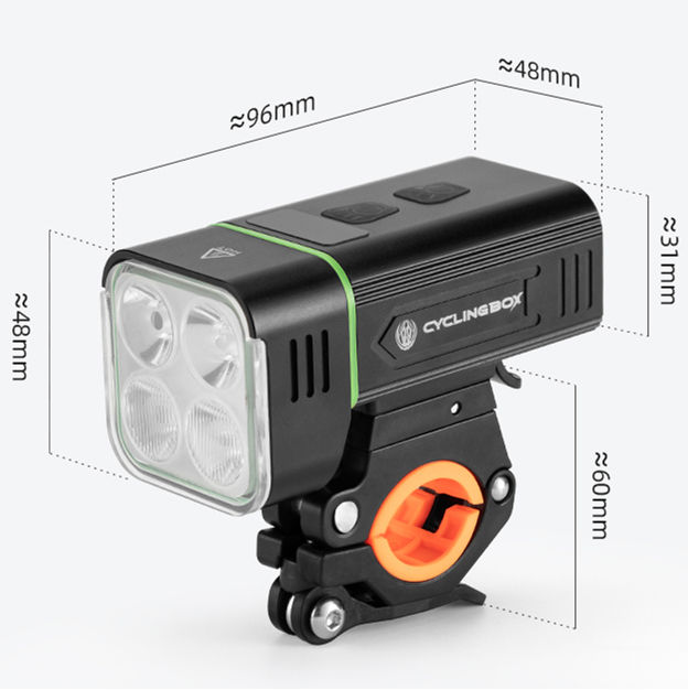 AT 5000mAh Waterproof USB Rechargeable LED Bicycle Light Aluminum oy Super Bright Bike Light 10000 Lumen